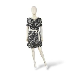 Tulle Black/White Playful Dress, Large